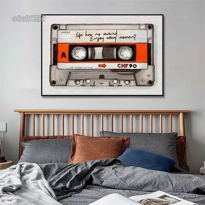 Cassette DJ platine toile affiches Unique mode impression mur Art peintures Graffiti vinyle