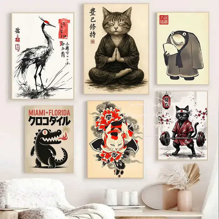 Tableau sur toile Zen Enso Circle Lotus