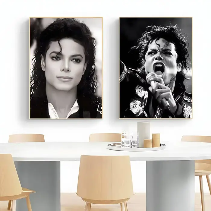 Affiche iconique du chanteur m-Michael j-Jackson