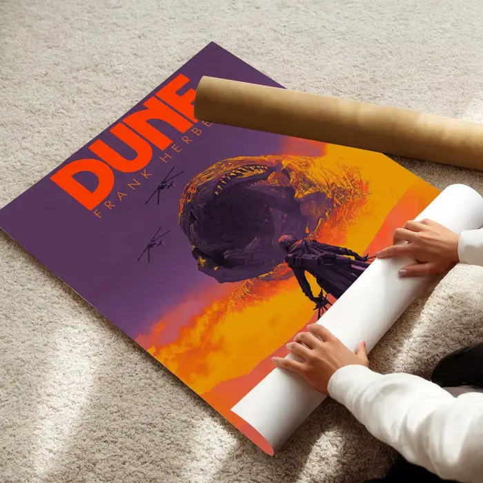 Affiche de film science-fiction Dune Part 2