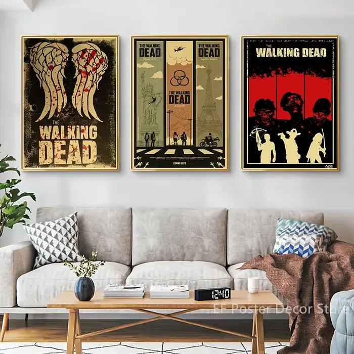 Affiche The Walking Dead Rick Grimes/Daryl Dixon