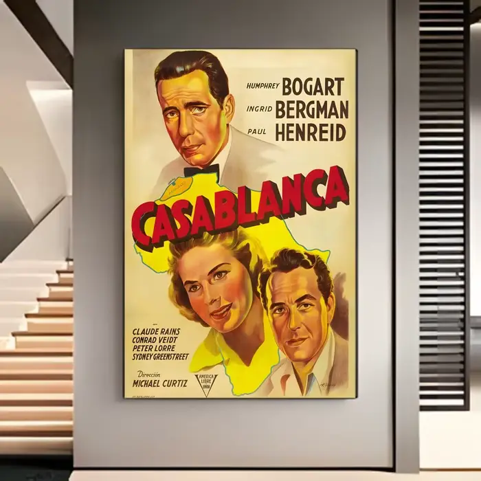Affiche de film classique Casablanca