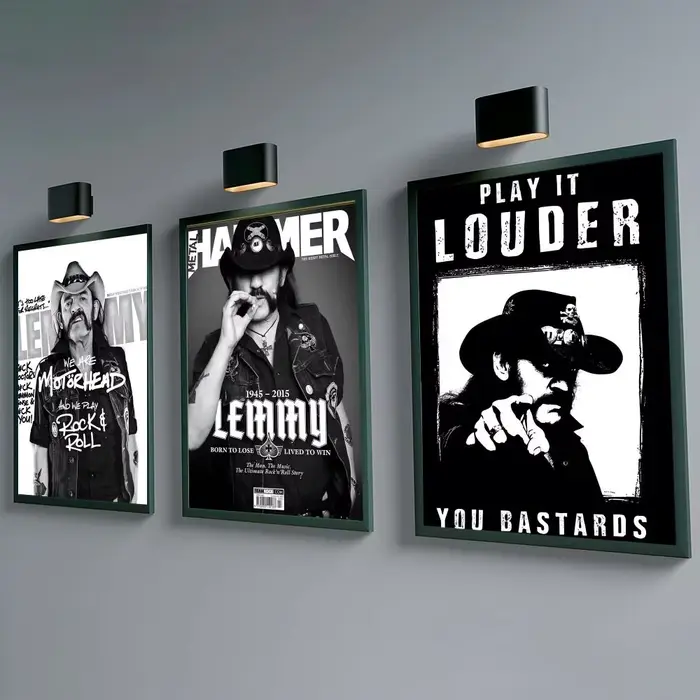 Affiche murale Singer L-Lemmy-Kilmister