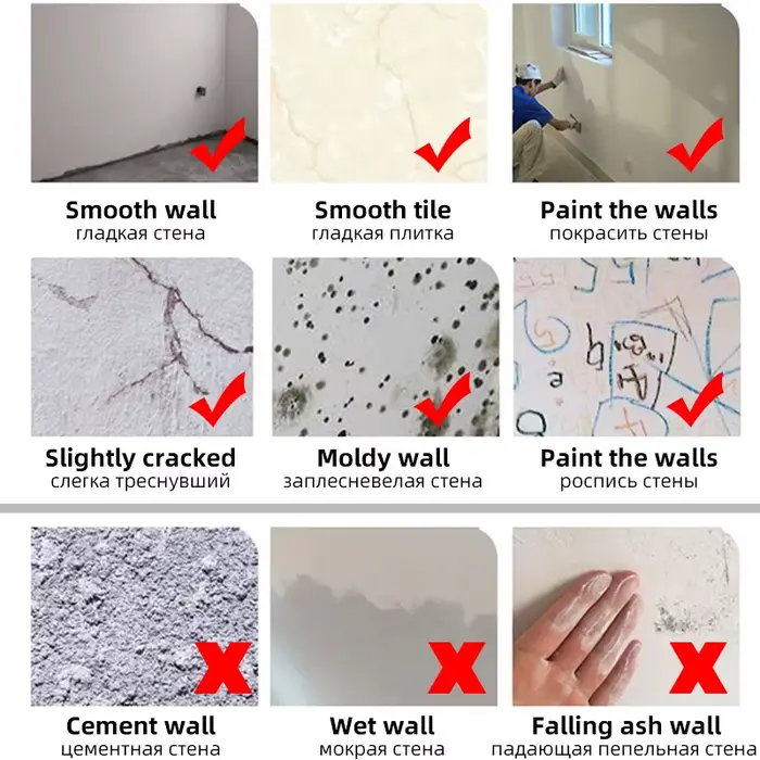 Papier peint auto-adhésif 3D imperméable