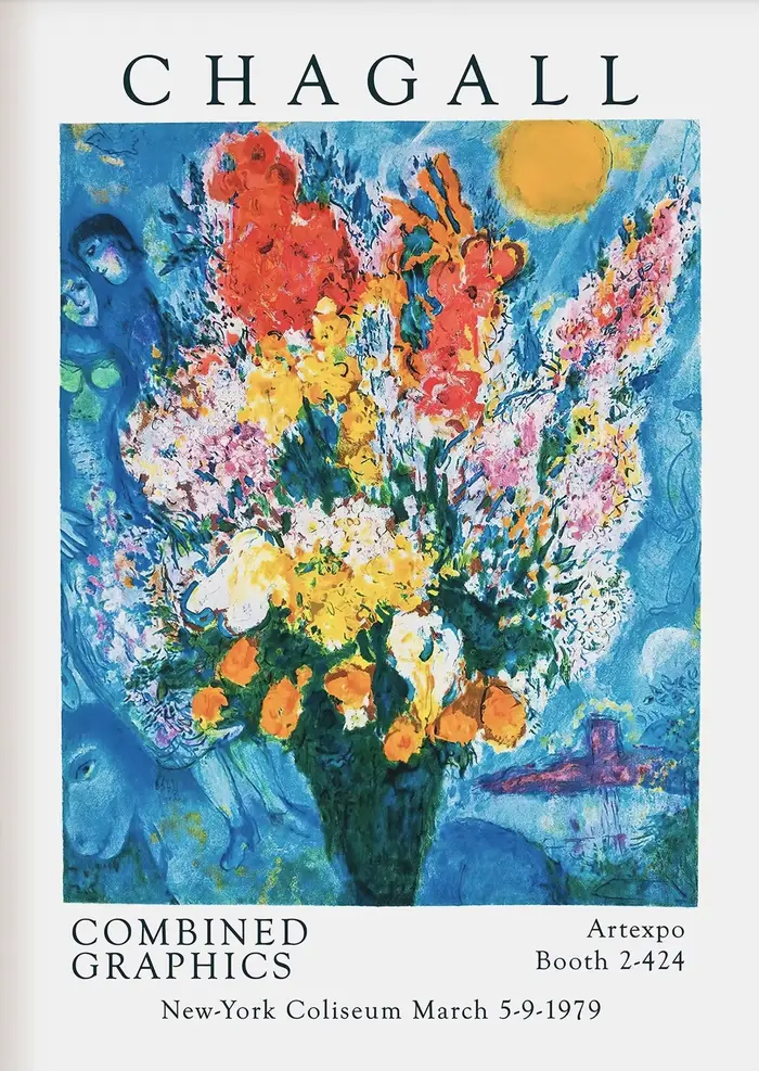 Affiche de la série artistique Marc Chagall, toile imprimée, images de maison pour salon et chambre 