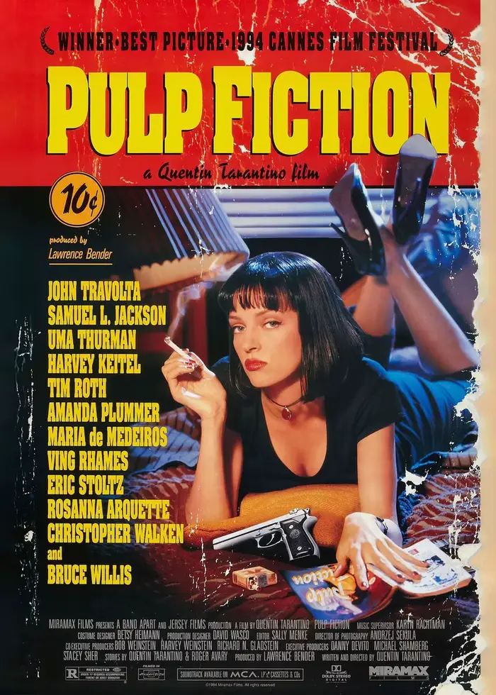 Affiche de film classique, affiches de Fiction pulpe, peinture sur toile du parrain, Art mural, imag