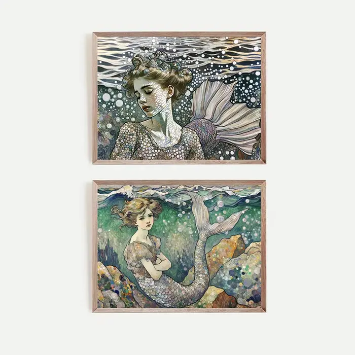 Merman – affiche de sirène masculine