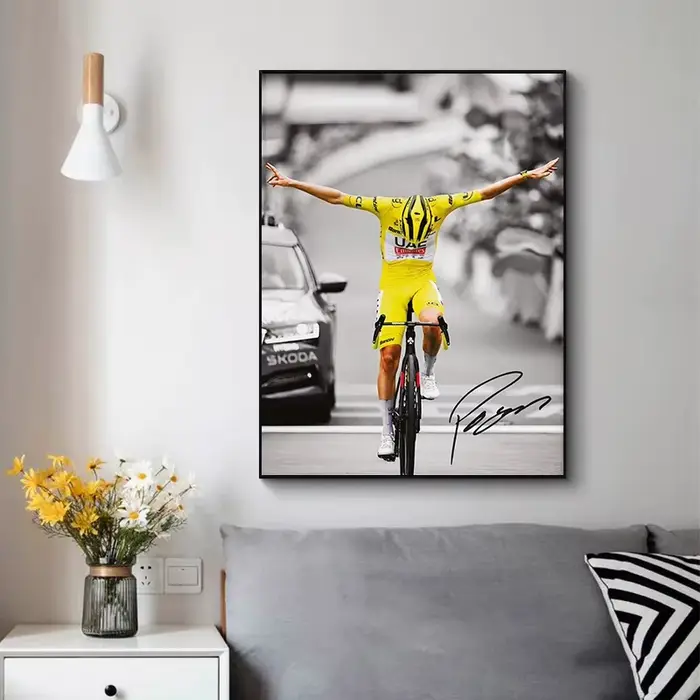 Affiches de Champion du monde de cyclisme Tadej Pogacar
