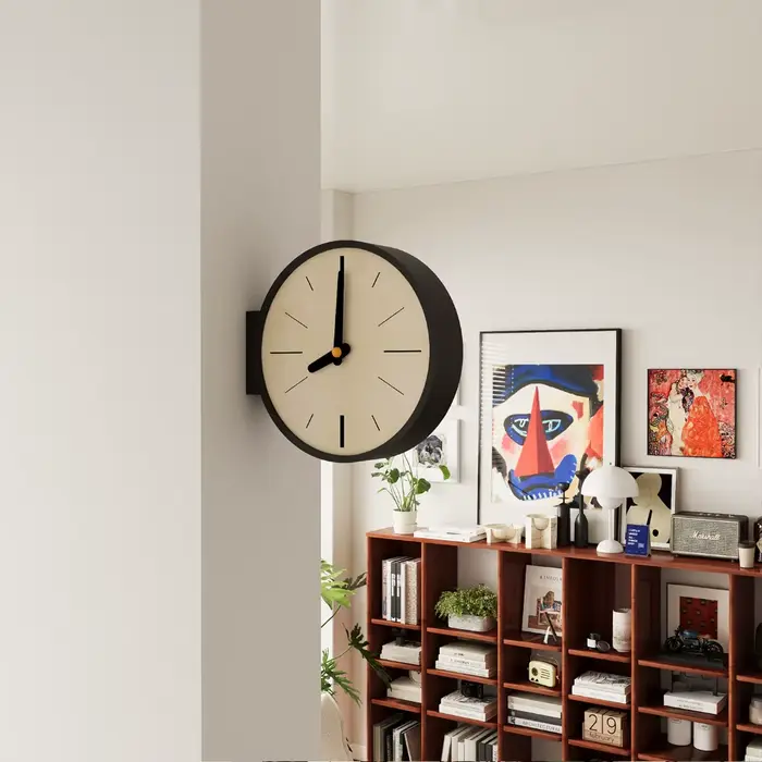 Horloge murale créative moderne suspendue