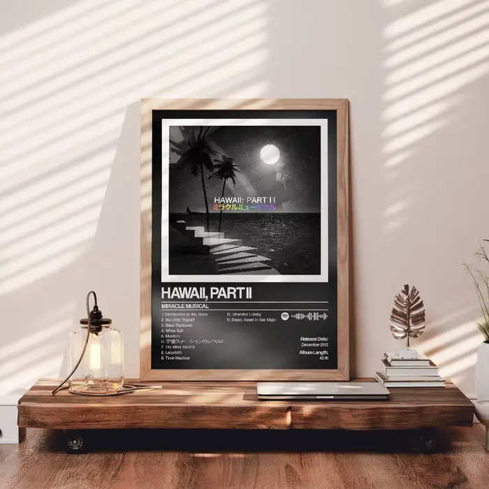 Affiche musicale Miracles imprimée HD