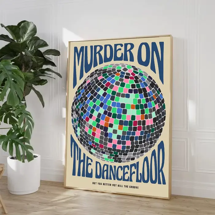 Affiches de danse en cette cuisine