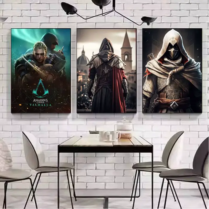 Affiche de film classique de jeu A-Assassin S C-Creed