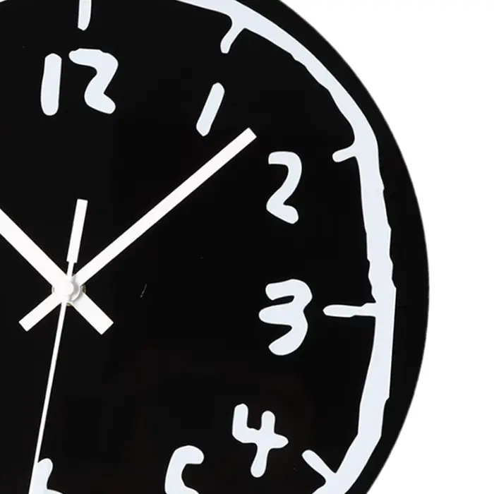 Horloge murale décorative pour cuisine, salle d'étude, salon, maison, ornement unique, mode créative