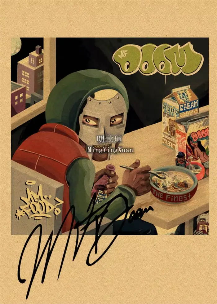 Fur sing DOOM-Affiches rétro en papier kraft vintage