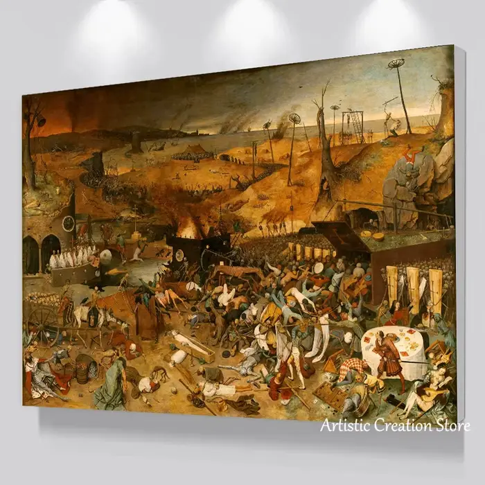 Pieter Bruegel-Peinture sur Toile Imprimée