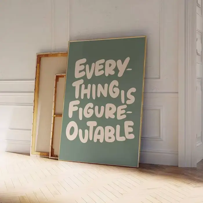 Affiche murale avec citation inspirante