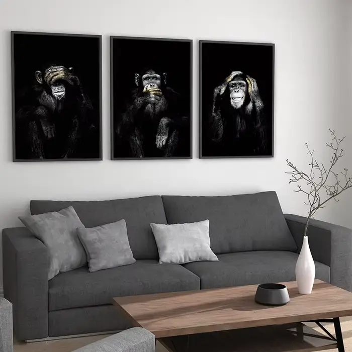 Affiches modernes d'animaux pour la décoration de la maison