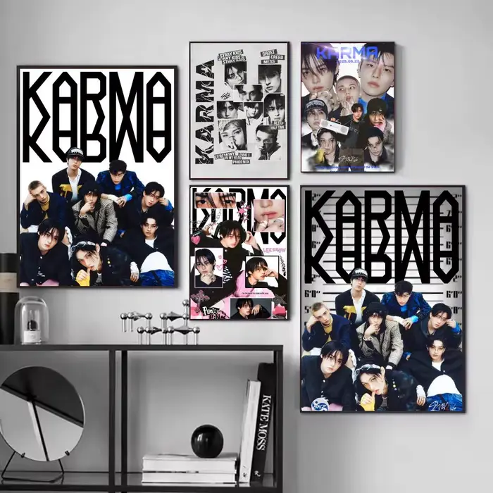 KPOP – affiche KARMA HD auto-adhésive