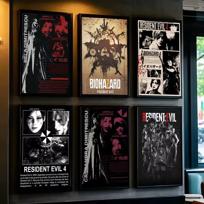 Affiche de jeu r-resident maléfique