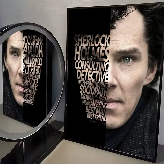 S-Sherlock h-holmes affiche Art avec impressions maison chambre salon décoration cadeau