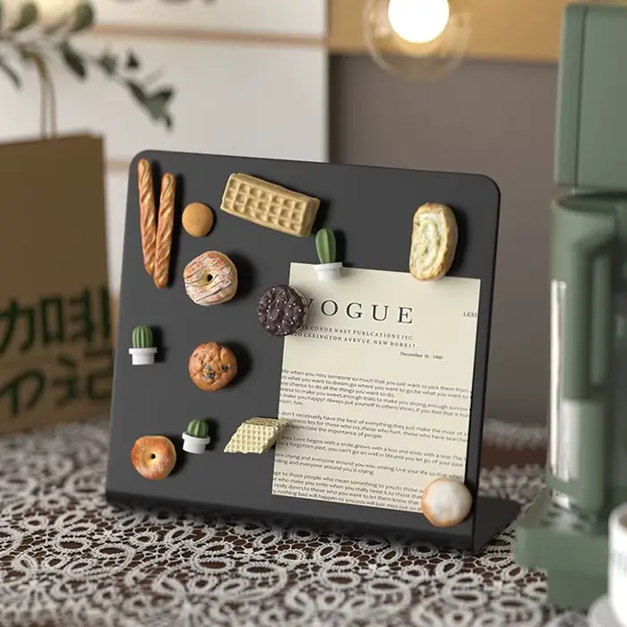 Tableau magnétique en métal vertical DIY pour bureau