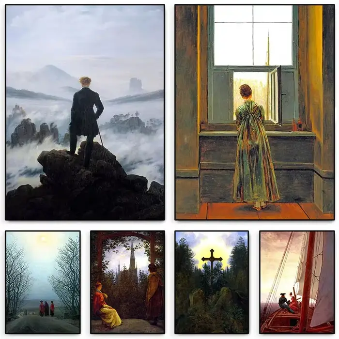 Affiches d'art de Caspar David Friedrich