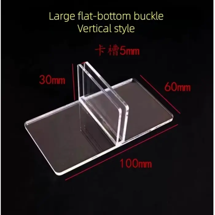 Clip magnétique en acrylique pour affiche de bureau