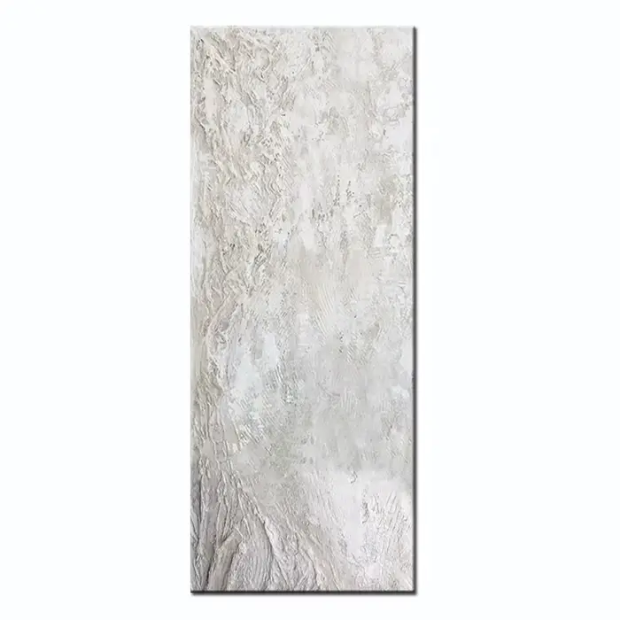Peinture murale abstraite texturée minimaliste, peinture sur toile peinte à la main, peinture à l'hu