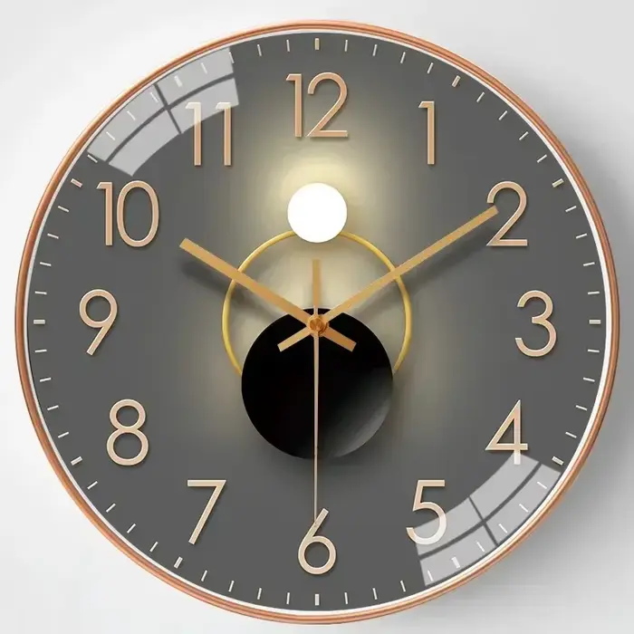 Horloge murale originale silencieuse sans tic-tac, fonctionne à piles, pour salon, chambre à coucher