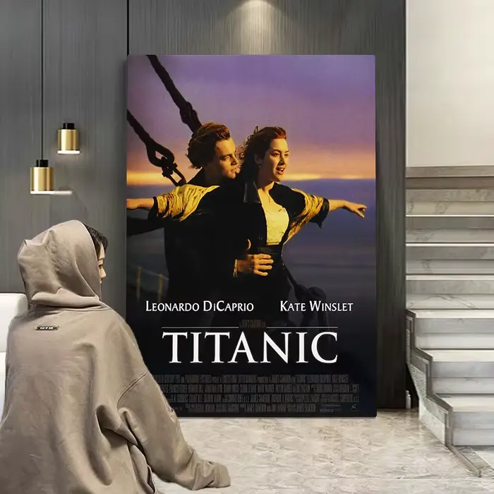 Affiche Titanic de film classique nordique rétro