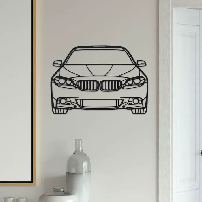 Artisanat exquis : décoration murale en métal d'art abstrait – Parfaite pour la maison