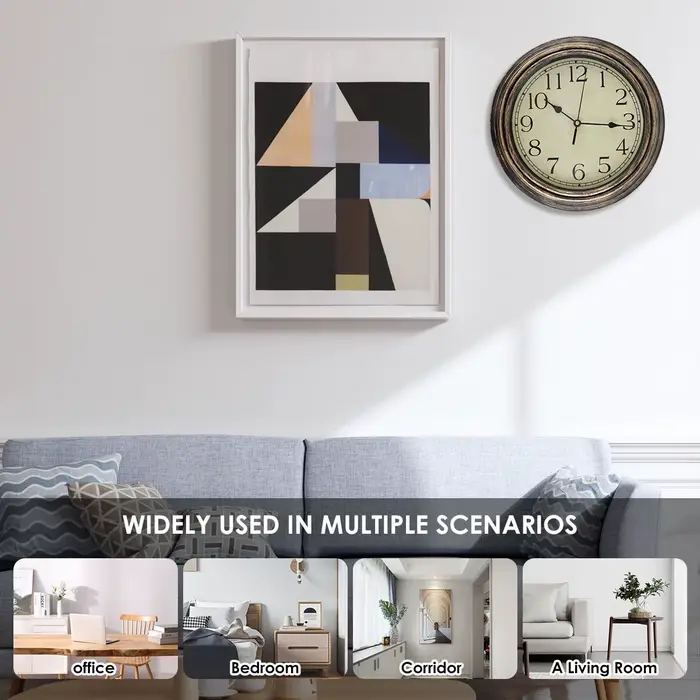 Horloge murale grande taille