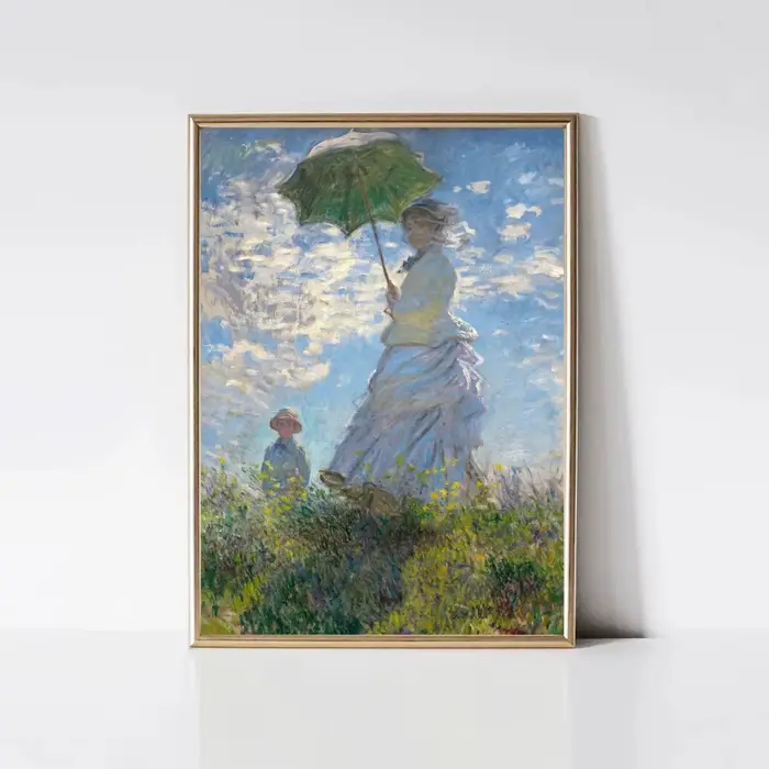 Affiches et impressions sur toile de paysages de jardin classiques de Claude Monet, impression sur toile, image d'art murale pour la décoration du salon