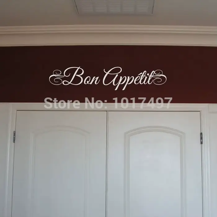 BON APPETIT – autocollant mural français