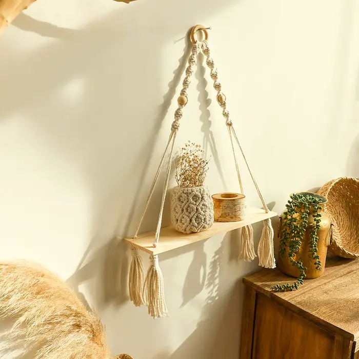 Étagère murale en bois