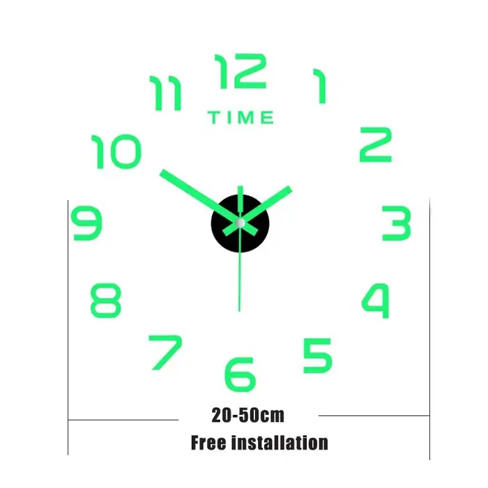 ​ Horloge murale lumineuse