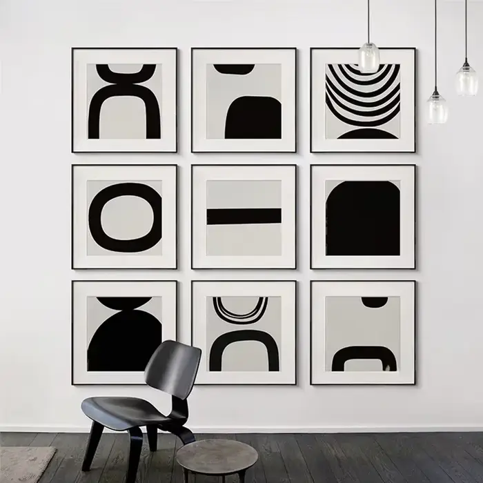 Art mural scandinave Simple