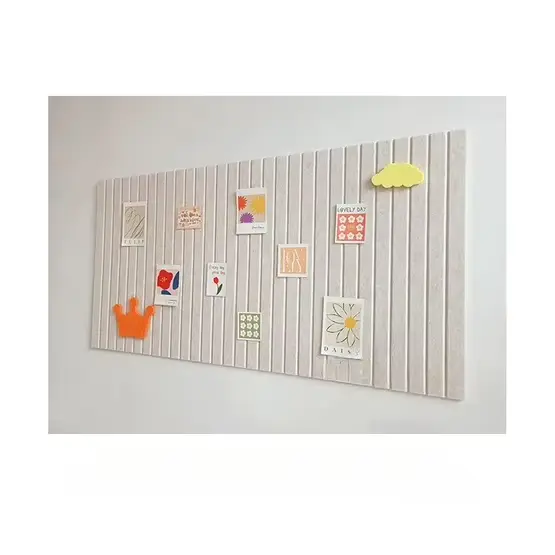 Panneau de liège en feutre décoratif épais, autocollants muraux pour bureau, maternelle, école, salo