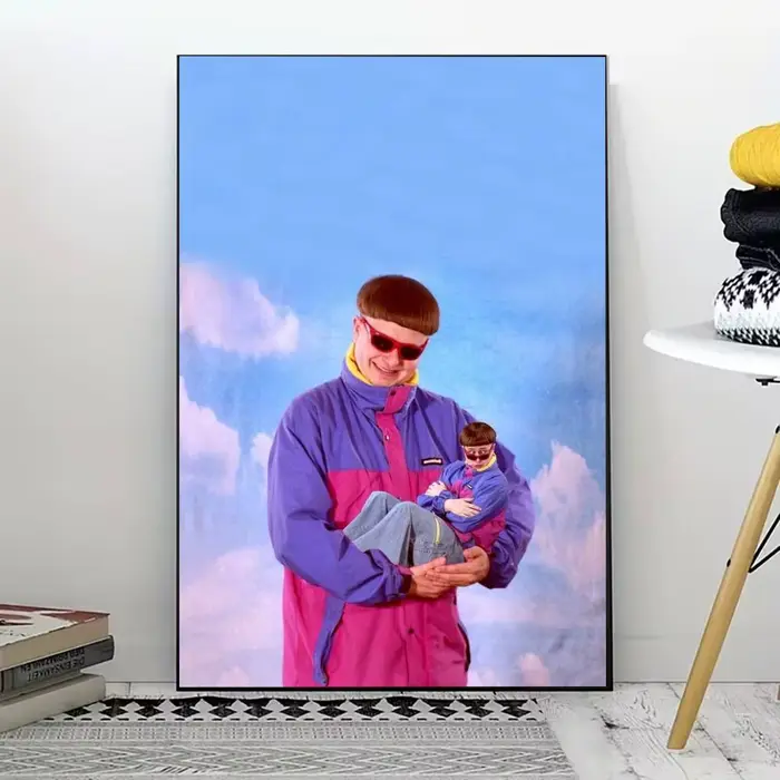 Affiche O-Oliver Tree Singer pour une décoration moderne dans les bureaux à domicile