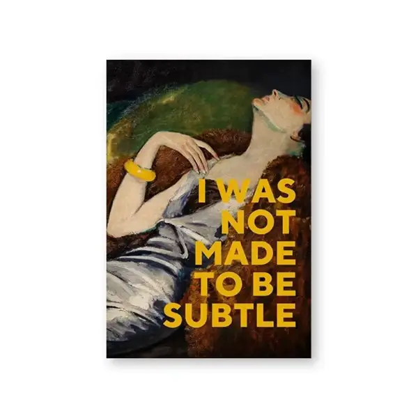Affiche avec citation pour femmes, décoration artistique murale féminine, peinture sur toile, cadeau