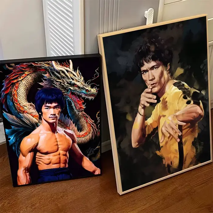 Affiche d'art de personnage de film classique vintage avec impressions