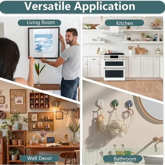 Bandes adhésives robustes pour accrocher des tableaux
