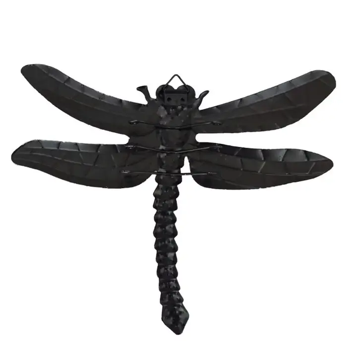 Sculpture de libellule en métal faite à la main pour la maison