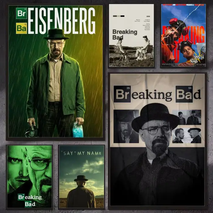 Affiche murale TV B-Breaking Bad
