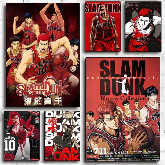 Affiche autocollante Anime Slam Dunk