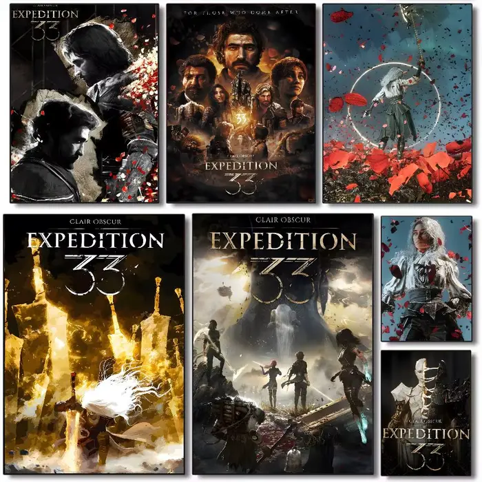 Affiche murale Clair O-obscur E-expedition 33 en toile HD