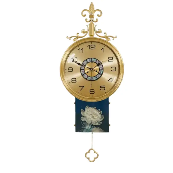 Pendule jeu horloge murale de luxe salon Unique esthétique horloge murale Style classique Orologio Da Parete décoration accessoires