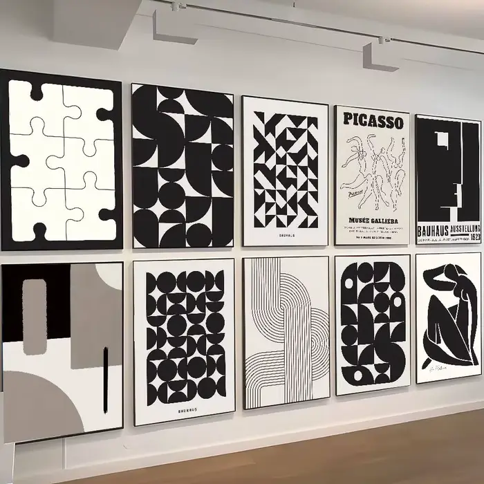 Affiche de croquis de femme Matisse noir et blanc