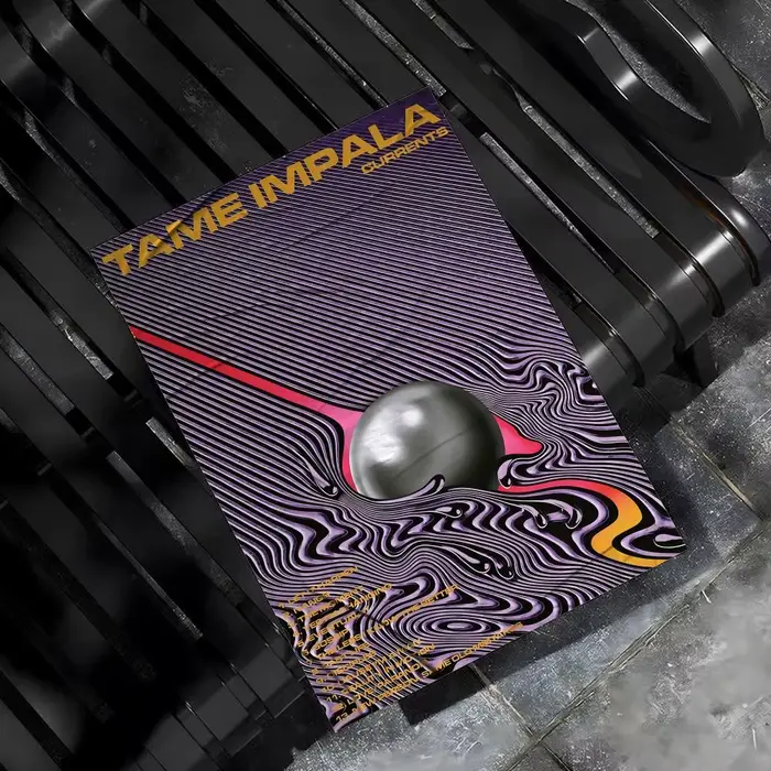 Affiche T-tame Impala, autocollant mural moderne en papier PP