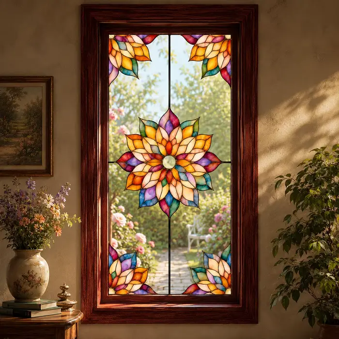 Film décoratif pour fenêtre en verre